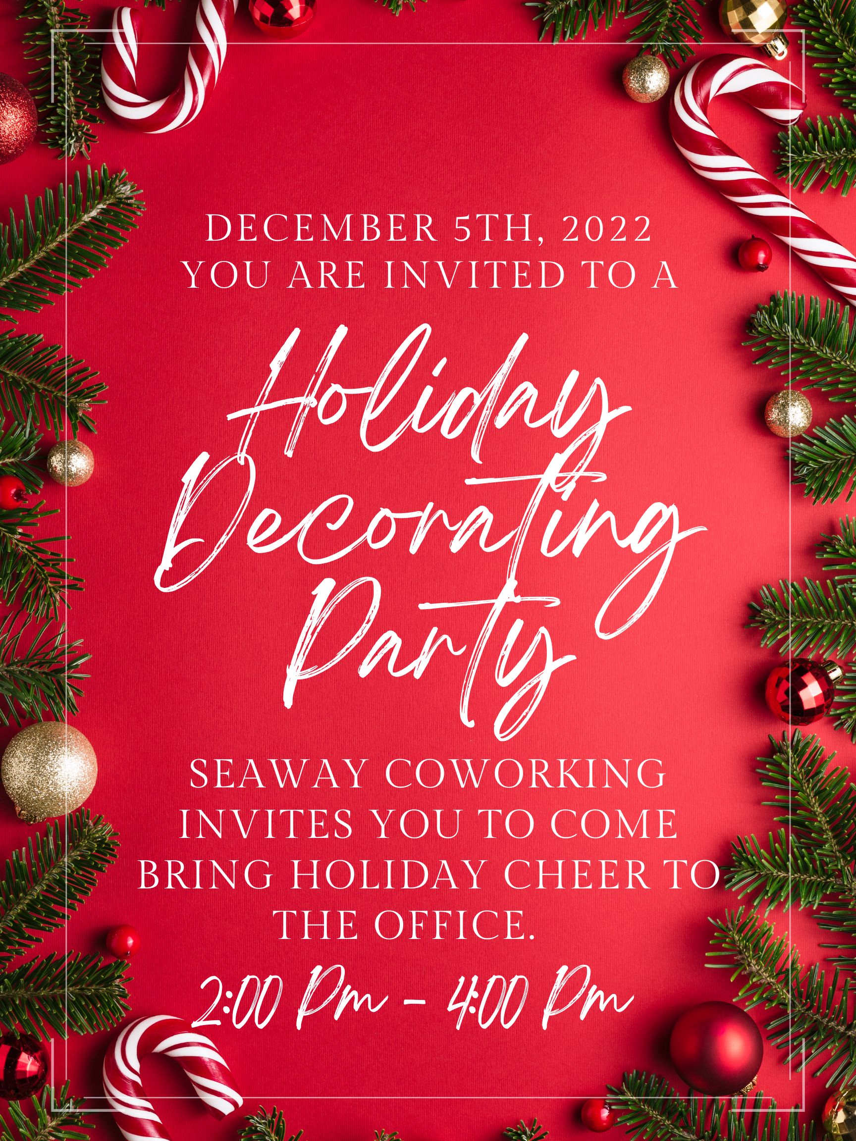 Holiday Decorating Poster
