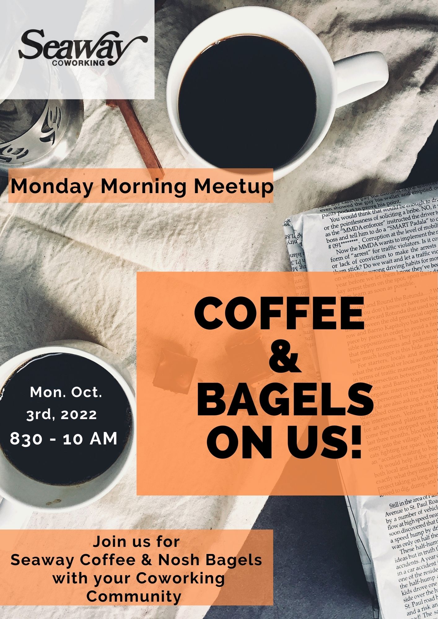 Monday Morning Meetup Oct3.