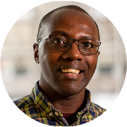 Norman Musengimana, a client of Seaway Coworking offices in Kingston