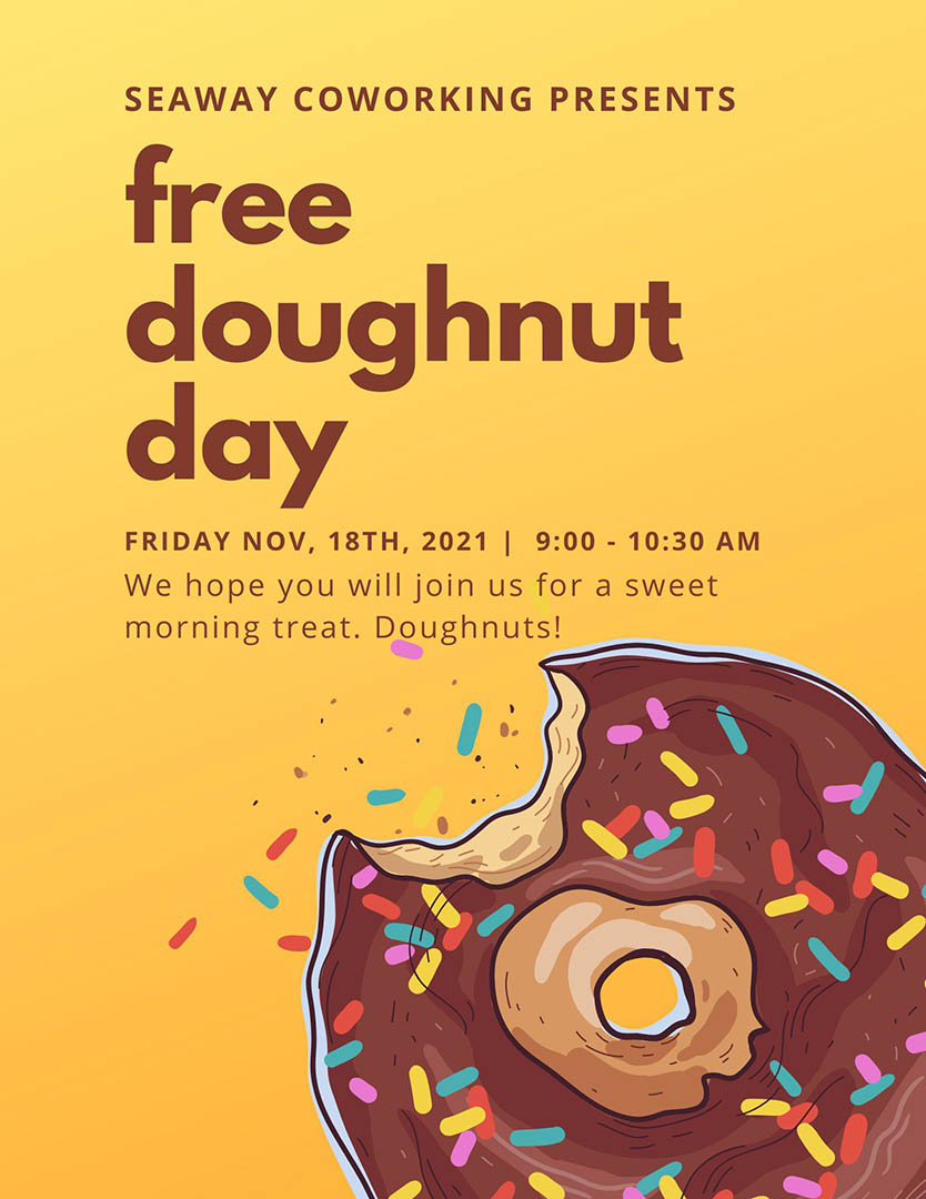 Seaway Doughnut Day Flyer